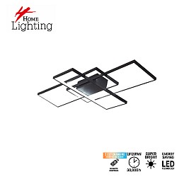 SE LED 4 TESSERA BLACK 86*48*10cm 3CCT WITH MEMORY IP20 50W 2 YEARS WARRANTY Z4