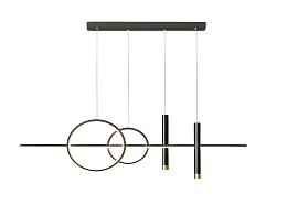 SE LED 100 AIDA BLACK PENDANT 36W 3CCT WITH MEMORY 2 YEARS WARRANTY Α1