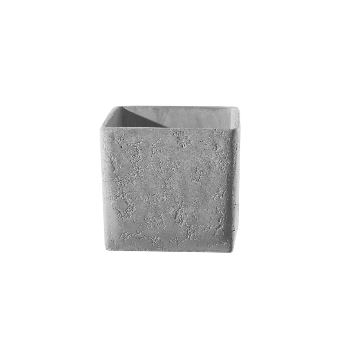 Supergreens Κασπώ Τσιμεντένιο Τετράγωνο \"Jimmy\" Ανοιχτό Γκρι 21x21x20.5 εκ