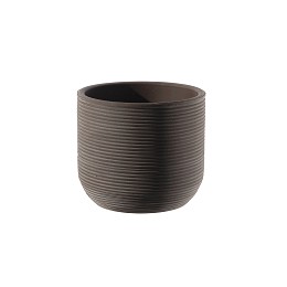 Supergreens Κασπώ Τερακότα Στρογγυλό "Samuel" Καφέ 20x18 εκ.