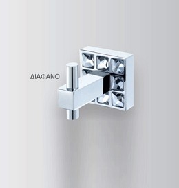 Αγγιστρο μονο με διαφανο swarovski